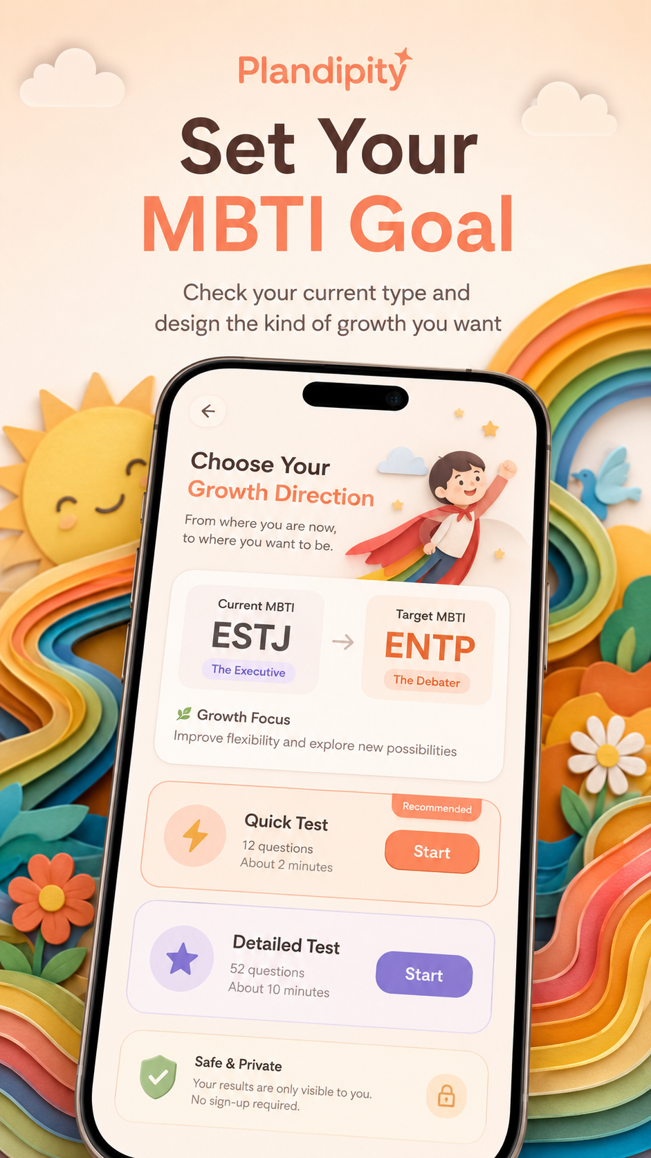 Plandipity English app introduction screen four